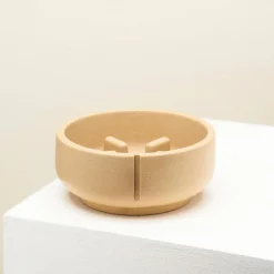 Pino Anti-Schrok Voerbak - Hondenvoerbak - Ø21.7x9 cm Beige Geschikt Voor Grote Honden Large