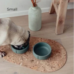 Pino Classic Voerbak Puppy - Hondenvoerbak - Ø14.8x17.5 cm Groen