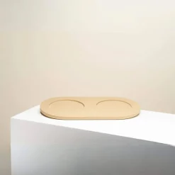 Pino Onderzetter - Hondenvoerbak - 48.5x25.5x2 cm Beige Geschikt Voor Honden Large