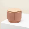 Pino Snoepdoos - Snacksbewaarbak - 14.5x13x11 cm Terracotta Geschikt Voor Hond En Kat Small