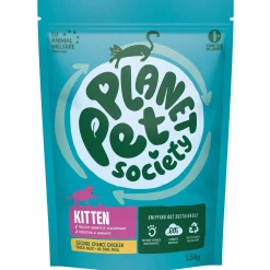 Planet Pet Society Cat Dry Second Chance Kitten - Kattenvoer - Kip 1.5 kg