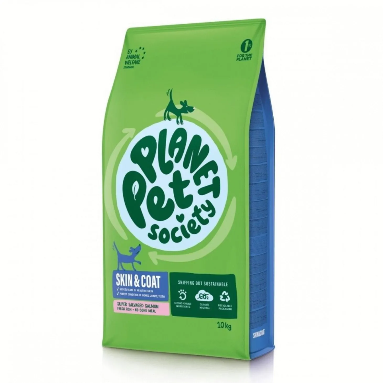 Planet Pet Society Dog Dry Super Salvaged Skin & Coat Zalm - Hondenvoer