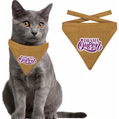 Plenty Gifts Bandana Cat Drama Queen Glitter - Cadeau - 16x20 cm S