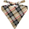 Plenty Gifts Bandana Dog Checked Pattern - Cadeau - 16x20 cm Bruin Zwart