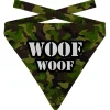 Plenty Gifts Bandana Dog Woof Army - Cadeau - 18x22 cm M