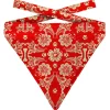 Plenty Gifts Bandana Dog Botanic Red - Cadeau - 18x22 cm M