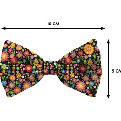 Plenty Gifts Bow Tie Dog Flower - Cadeau - 12x4 cm Paars Blauw