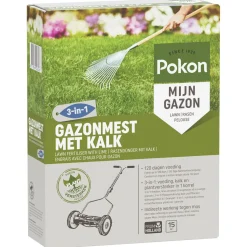 Pokon Gazonmest Met Kalk 3-In-1 - Gazonmeststoffen