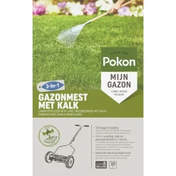 Pokon Gazonmest Met Kalk 3-In-1 - Gazonmeststoffen