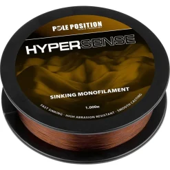 Pole Position Hydrosilk Mono 0.35mm 1000m Brown/Black - Vislijn -