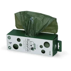 Poopygo Poepzakjes Lavendelgeur Tissue Box - Hondenpoepzakjes - 33x21 cm Groen Wit 300 stuks
