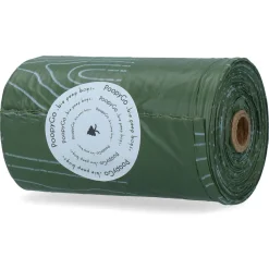 Poopygo Poepzakjes Lavendelgeur Single Roll - Hondenpoepzakjes - 33x21 cm Groen Wit 15 stuks