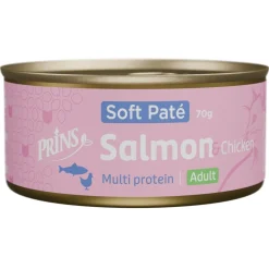 Prins Soft Paté - Kattenvoer - Kip Zalm 70 g