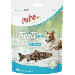 Prins Treats Mini - Hondensnacks - Zalm 120 g Geschikt Voor Alle Rassen