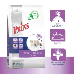 Prins Vitalcare Gewichtsverlies/Diabeet - Kattenvoer