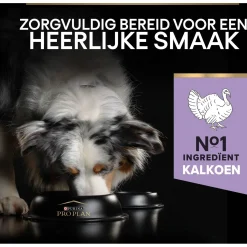 Pro Plan Dog Adult Medium & Large Sensitive Digestion Grain Free Kalkoen - Hondenvoer