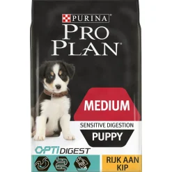Pro Plan Dog Puppy Medium Breed Digestion - Hondenvoer - Kip 12 kg