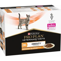 Pro Plan Veterinary Diets Feline Om Obesity Management - Kattenvoer - Kip 10x85 g