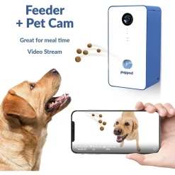 Puppod Rocker Training Snoepjes Camera Automaat - Hondenopvoeding - Wit Grijs