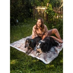 Puppy Love Hondendeken 152x126 cm Lichtbruin Donkerbruin