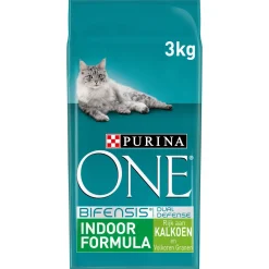 Purina One Indoor Formula Kalkoen - Kattenvoer