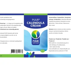 Puur Natuur Calendula Cream - Huidverzorging - 50 ml