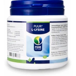 Puur Natuur L-Lysine - Voedingssupplement - Weerstand - 50 g