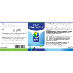Puur Natuur Veg Omega - Voedingssupplement - Huid - Vacht - 250 ml
