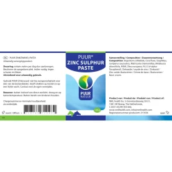 Puur Natuur Zinc Sulphur Paste - Supplement - 150 g
