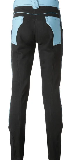 P3-Wear Rijbroek Kids Zwart&Aqua - Ruiterkleding