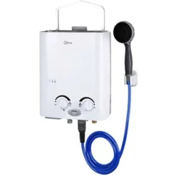 Qlima Draagbare Outdoor Douche - Recreatie - 29x15x37 cm 5.5 l Wit