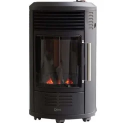 Qlima Gaskachel Gh8034 - Verwarming - 44x42x72 cm 15 kg Zwart 3.4 kWatt