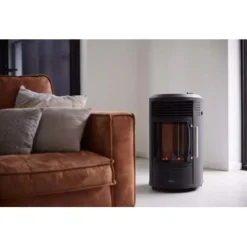 Qlima Gaskachel Gh8034 - Verwarming - 44x42x72 cm 15 kg Zwart 3.4 kWatt