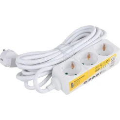 Q-Link Stekkerdoos 3v - Elektra - 5 m Wit