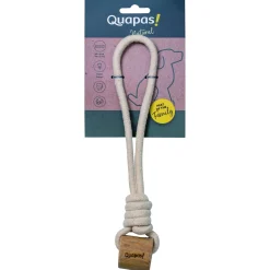 Quapas! Hondenspeeltje Koffiehout Lasso - Hondenspeelgoed - 36x6 cm