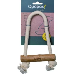 Quapas! Hondenspeeltje Koffiehout Pull - Hondenspeelgoed - 30x20 cm