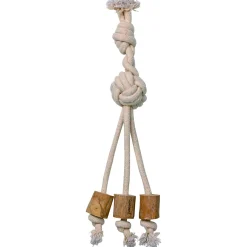 Quapas! Hondenspeeltje Koffiehout Tripple - Hondenspeelgoed - 46x12 cm