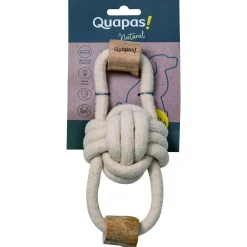 Quapas! Hondenspeeltje Koffiehout Pullbear - Hondenspeelgoed - 30x10 cm
