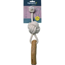 Quapas! Hondenspeeltje Koffiehout Shoot - Hondenspeelgoed - 53x10 cm