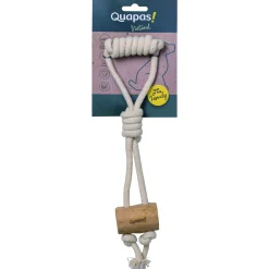 Quapas! Hondenspeeltje Koffiehout Cork - Hondenspeelgoed - 42x11 cm Small