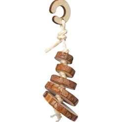 Quapas! Rodent Toy Disc Dangler - Speelgoed - 7x7x22 cm per stuk