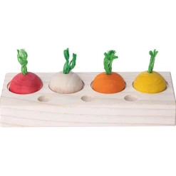 Quapas! Veggies Snack Puzzle Triangle - Speelgoed - 21x6x8.4 cm per stuk