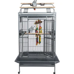 Rainforest Cages Santos Play Antique - Vogelverblijven - 97x96x181 cm Antraciet