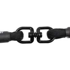 Rebelpetz Duo Looplijn - Hondenriem - 140 cm Zwart Large