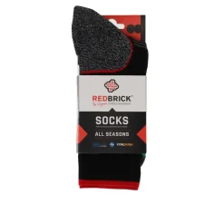 Redbrick Werksok All Season Zwart - Sokken