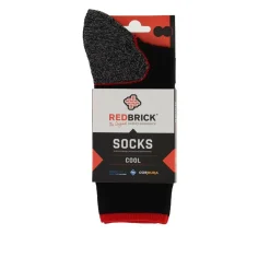 Redbrick Werksok Cool Zwart - Sokken