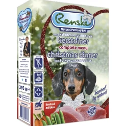 Renske Adult Kerstdiner - Hondenvoer - Kalkoen 395 g Rood