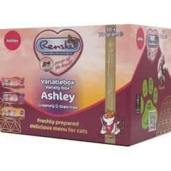 Renske Variatie Box Ashley - Kattenvoer - Zalm Eend Kip 30x70 g Mousse