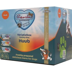 Renske Variatie Box Huub - Hondenvoer - Eend Kip Konijn 30x90 g