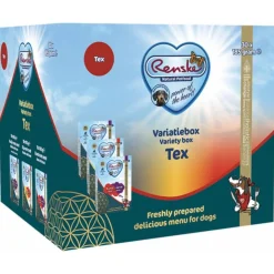 Renske Variatiebox Tex - Hondenvoer - Eend Kip Rund 30x185 g Glutenvrij